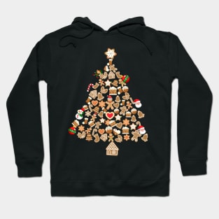 Gingerbread Man Christmas Tree Gingerbread Decor Hoodie